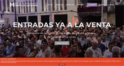 Desktop Screenshot of festivalcantedelasminas.org